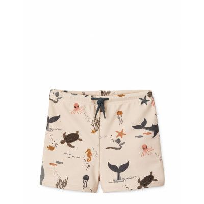 Liewood Otto Printed Swim Pants Kräm