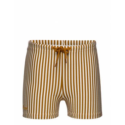 Otto Swim Pants Seersucker Badshorts Brun Liewood