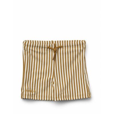 Otto Swim Pants Seersucker Badshorts Brun Liewood