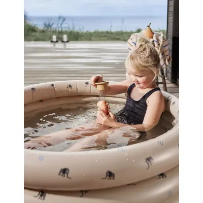 OYOY MINI Elephant Swimming Pool Large & Beach Ball - Beige - ONE SIZE x 120