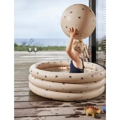 OYOY MINI Elephant Swimming Pool Small & Beach Ball - Beige - ONE SIZE x 85