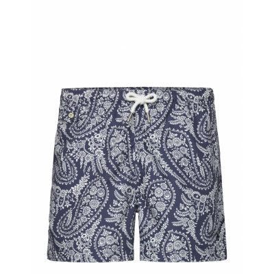 Paisley Bathing Trunks *Villkorat Erbjudande Badshorts Marinblå Morris