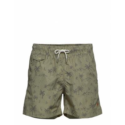 Palm Tree Bathing Trunks Badshorts Grön Morris