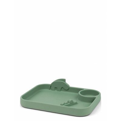 Peekaboo Compartment Plate Deer Friends Home Meal Time Plates & Bowls Plates Multi/patterned D By Deer