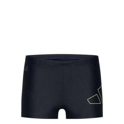Adidas Sportswear Performance Big Bars Swim Boxer Marinblå