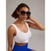 Pilgrim Katya Iconic Retro Sunglasses Black - Black - ONE SIZE
