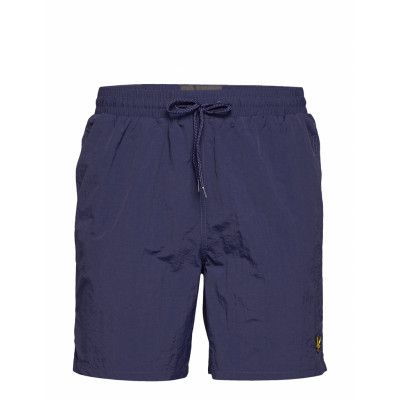 Plain Swim Short *Villkorat Erbjudande Badshorts Marinblå Lyle & Scott