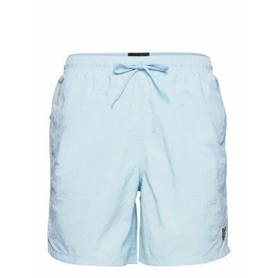Plain Swim Short *Villkorat Erbjudande Badshorts Blå Lyle & Scott