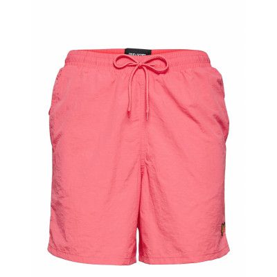Plain Swim Short *Villkorat Erbjudande Badshorts Rosa Lyle & Scott