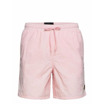 Plain Swim Short *Villkorat Erbjudande Badshorts Rosa Lyle & Scott