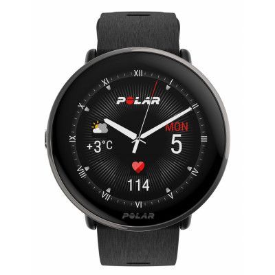 Polar Ignite 3 Ti Sil Blk S-L Sport Sports Equipment Sports Watches Svart Polar