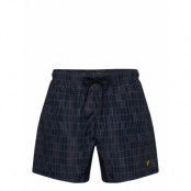 Lyle & Scott Pool Print Swimshort Marinblå