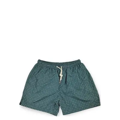 Portia 1924 Floral Swim Shorts Grön
