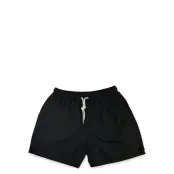 Portia 1924 Solid Swim Shorts - Black - XXL