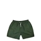 Portia 1924 Solid Swim Shorts Khaki Green