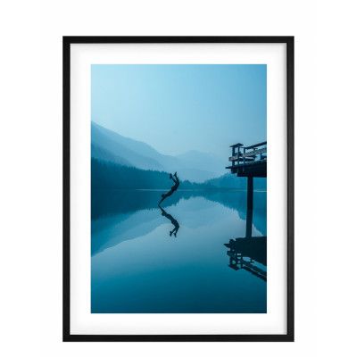 Poster Night Swim Home Decoration Posters & Frames Posters Photographs Blå Democratic Gallery