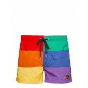 Pride. Sc Color Block Swim Shorts Badshorts Multi/mönstrad GANT