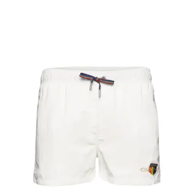 Pride. Sc Crest Swim Shorts Badshorts Vit GANT
