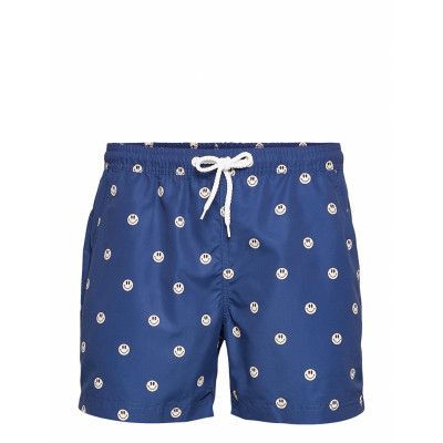 Printed Swimshorts Badshorts Blå Far Afield