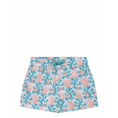Mango Printed Swimming Trunks Blå