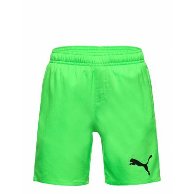 Puma Swim Boys Medium Length Shorts 1P Badshorts Green Puma Swim