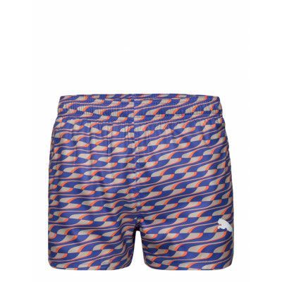 Puma Swim Men Formsrtip Short Short Badshorts Multi/mönstrad *Villkorat Erbjudande Puma Swim