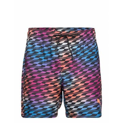 Puma Swim Men Formstrip Mid Shorts Badshorts Multi/mönstrad Puma Swim