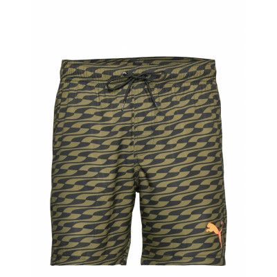 Puma Swim Men Formstrip Mid Shorts Badshorts Multi/mönstrad Puma Swim