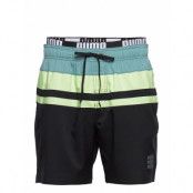 Puma Swim Men Heritage Stripe Mid S Badshorts Multi/mönstrad Puma Swim