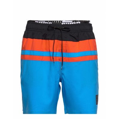 Puma Swim Men Heritage Stripe Mid S Badshorts Multi/mönstrad Puma Swim