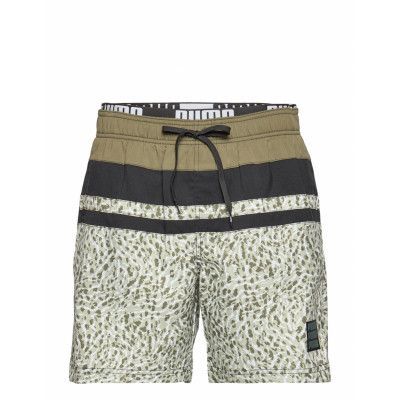 Puma Swim Men Heritage Stripe Mid S Badshorts Multi/mönstrad Puma Swim