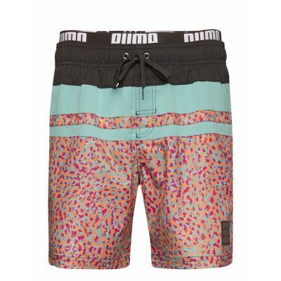Puma Swim Men Heritage Stripe Mid S Badshorts Multi/mönstrad Puma Swim