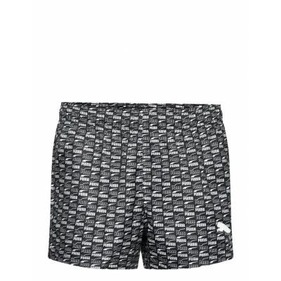 Puma Swim Puma Swim Men Logo Print Short Shor Svart