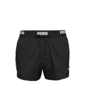 Puma Swim Men Logo Short Length Swi Sport Shorts Svart Puma Swim