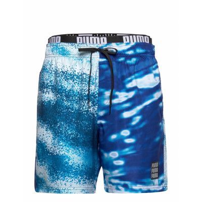 Puma Swim Men Luminous Mid Shorts 1 Badshorts Multi/mönstrad Puma Swim