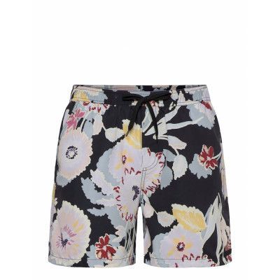 Quinn Aop Fiori Swim Shorts Badshorts Multi/mönstrad Les Deux