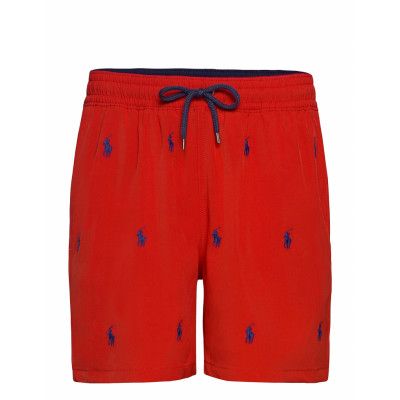 Polo Ralph Lauren Recycled Polyester-Traveler Short Röd