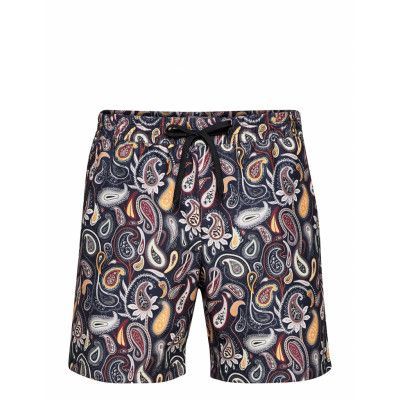 Roy Paisley Swim Shorts Badshorts Blå Wood Wood
