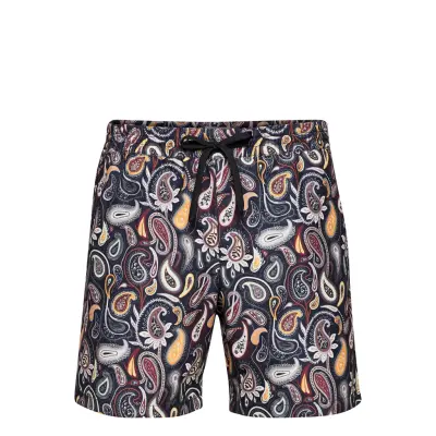 Roy Paisley Swim Shorts Badshorts Blå Wood Wood