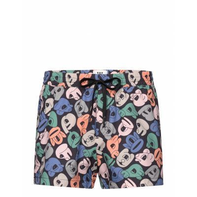 Roy Zoo Swimshort Badshorts Purple Double A By Wood Wood