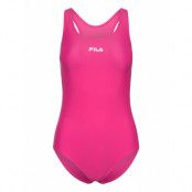 FILA Saki Racer Back Swimsuit Rosa