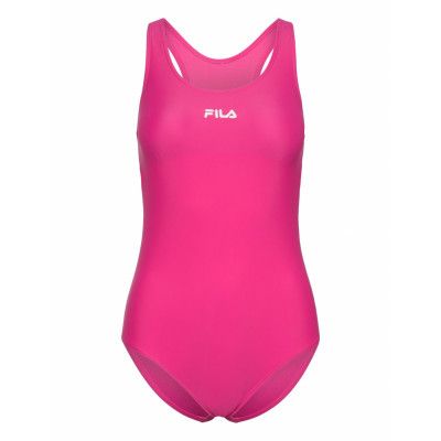FILA Saki Racer Back Swimsuit Rosa