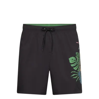 Santa Cruz Tiki Hand Swimshort Svart