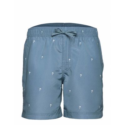 Scale Shorts Badshorts Blå Bula