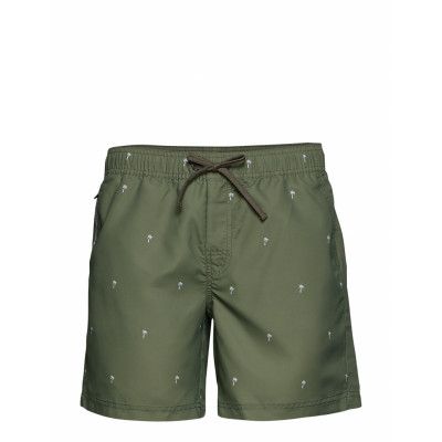 Scale Shorts Badshorts Grön Bula