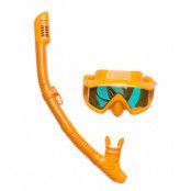 Scuba Mask Lime Green Accessories Sports Equipment Swimming Accessories Orange *Villkorat Erbjudande CHIMI