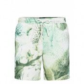 Sea Print Sandro Badshorts Grön Mads Nørgaard