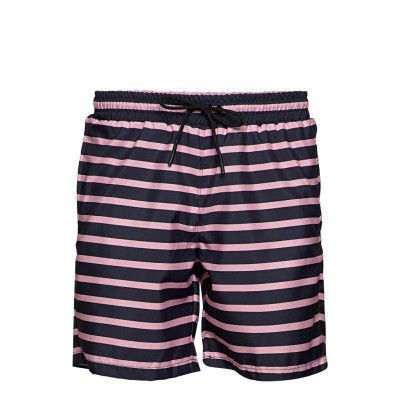 Sea Sandro Stripe Badshorts Svart Mads Nørgaard