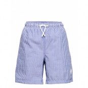 Seersucker Boy'S Swim Shorts Badshorts Blå GANT