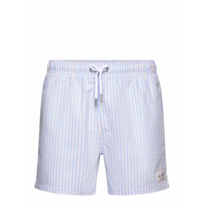 GANT Seersucker Swim Shorts Blå